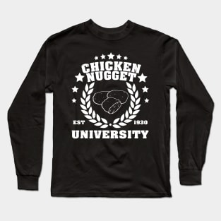 Urban Crunch Chronicles Chicken Nugget University Tee Extravaganza Long Sleeve T-Shirt